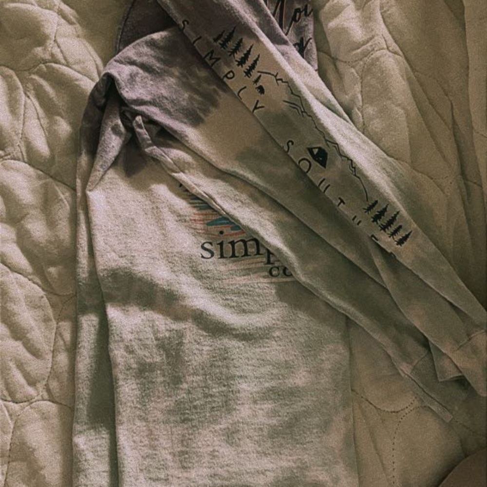 Two simplify southern shirts, both brand new, tiedie shirt has been worn twice,